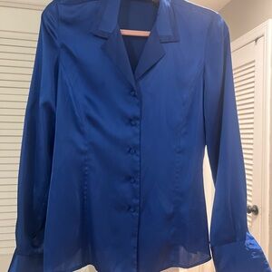 Liz Claiborne Royal Blue Blouse